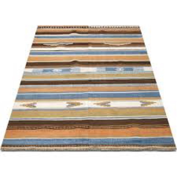 Multicolor Geometric Pattern Rug - Picture 3 of 3